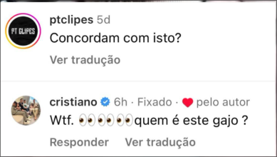 Comentário do Cristiano Ronaldo num vídeo da PTCLIPES: Wtf, quem é este gajo?